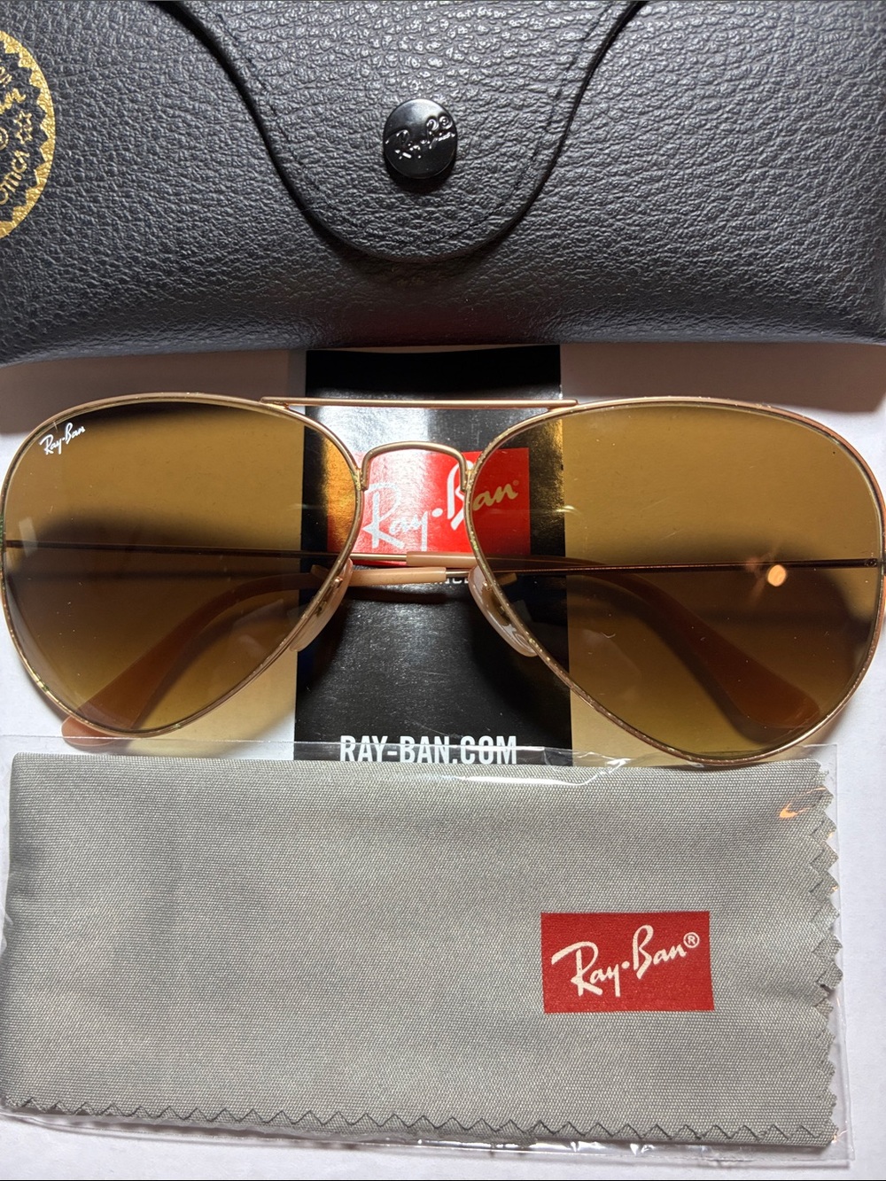 Ray ban - Gold Frame with Brown Gradient